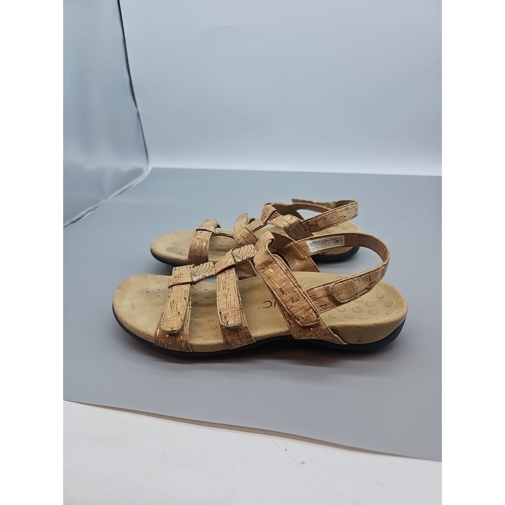 Vionic Womens Amber TVW1275 Brown Adjustable Strap Slingback Sandals Size 10 - Picture 2 of 7